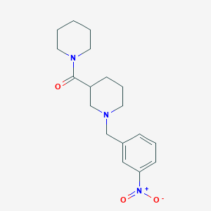 [1-(3-Nitrobenzyl)piperidin-3-yl](piperidin-1-yl)methanone