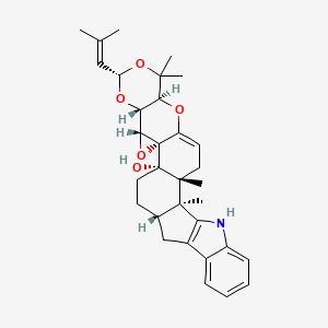 molecular formula C32H39NO5 B1248468 Terpendole K 