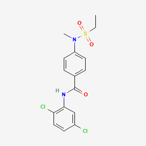 N-(2,5-dichlorophenyl)-4-[(ethylsulfonyl)(methyl)amino]benzamide