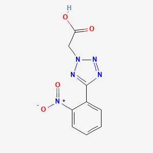 molecular formula C9H7N5O4 B12484739 [5-(2-nitrophenyl)-2H-tetrazol-2-yl]acetic acid 