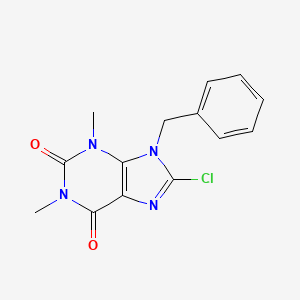 9-Benzyl-8-chloro-1,3-dimethylpurine-2,6-dione