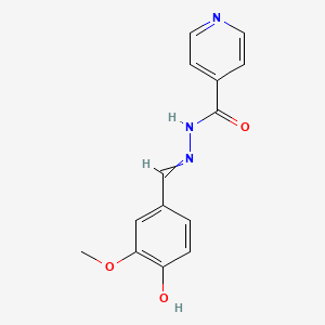 molecular formula C14H13N3O3 B12484818 Phthivazid CAS No. 149-17-7