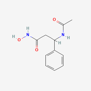 3-(acetylamino)-N-hydroxy-3-phenylpropanamide