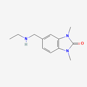 5-[(ethylamino)methyl]-1,3-dimethyl-1,3-dihydro-2H-benzimidazol-2-one