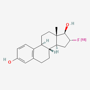 molecular formula C18H23FO2 B1248494 Fluoroestradiol F-18 CAS No. 94153-53-4