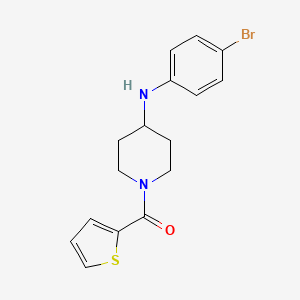 {4-[(4-Bromophenyl)amino]piperidin-1-yl}(thiophen-2-yl)methanone