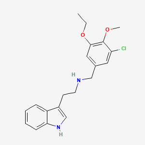 N-(3-chloro-5-ethoxy-4-methoxybenzyl)-2-(1H-indol-3-yl)ethanamine