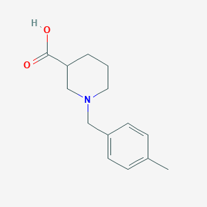 molecular formula C14H19NO2 B12484962 1-(4-Methylbenzyl)piperidine-3-carboxylic acid CAS No. 896047-20-4