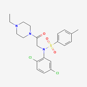 N-(2,5-dichlorophenyl)-N-[2-(4-ethylpiperazin-1-yl)-2-oxoethyl]-4-methylbenzenesulfonamide