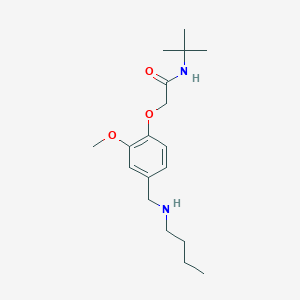 N-tert-butyl-2-{4-[(butylamino)methyl]-2-methoxyphenoxy}acetamide