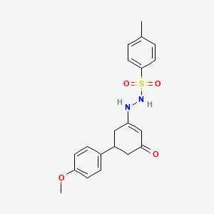 N'-[5-(4-methoxyphenyl)-3-oxocyclohex-1-en-1-yl]-4-methylbenzenesulfonohydrazide