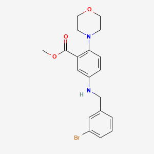 Methyl 5-[(3-bromobenzyl)amino]-2-(morpholin-4-yl)benzoate