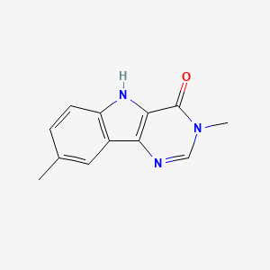 3,8-dimethyl-5H-pyrimido[5,4-b]indol-4-one