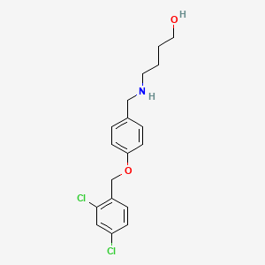 4-({4-[(2,4-Dichlorobenzyl)oxy]benzyl}amino)butan-1-ol