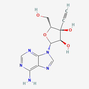 molecular formula C12H13N5O4 B1248516 3'-c-Ethynyladenosine 