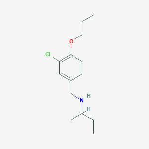 N-(3-chloro-4-propoxybenzyl)butan-2-amine