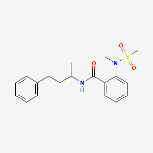 2-[methyl(methylsulfonyl)amino]-N-(4-phenylbutan-2-yl)benzamide