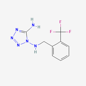 N~1~-[2-(trifluoromethyl)benzyl]-1H-tetrazole-1,5-diamine