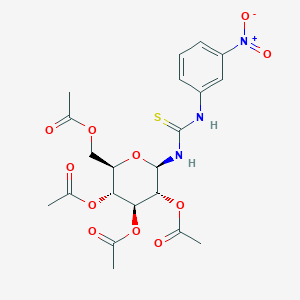 2,3,4,6-tetra-O-acetyl-N-[(3-nitrophenyl)carbamothioyl]-beta-D-glucopyranosylamine