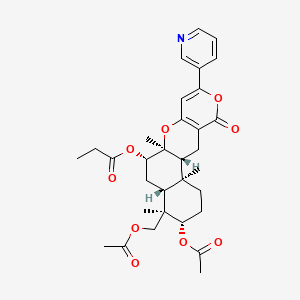 molecular formula C32H39NO9 B1248534 Pyripyropene M 