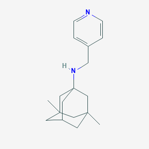 3,5-dimethyl-N-(pyridin-4-ylmethyl)adamantan-1-amine