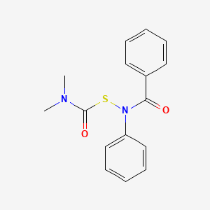 N-[(dimethylcarbamoyl)sulfanyl]-N-phenylbenzamide