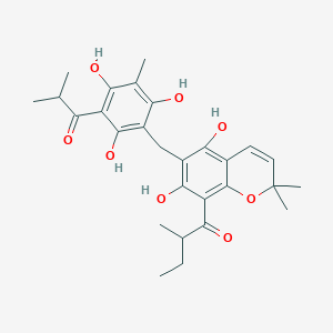 molecular formula C28H34O8 B1248550 Mallotophilippen A 