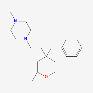 1-[2-(4-benzyl-2,2-dimethyltetrahydro-2H-pyran-4-yl)ethyl]-4-methylpiperazine