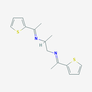 N,N'-bis[(1E)-1-(thiophen-2-yl)ethylidene]propane-1,2-diamine