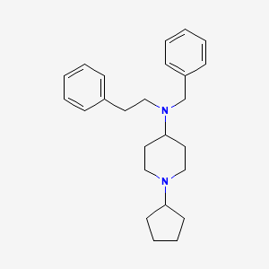 N-benzyl-1-cyclopentyl-N-(2-phenylethyl)piperidin-4-amine