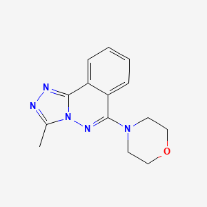 3-Methyl-6-(morpholin-4-yl)[1,2,4]triazolo[3,4-a]phthalazine