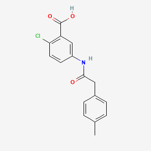 2-Chloro-5-{[(4-methylphenyl)acetyl]amino}benzoic acid