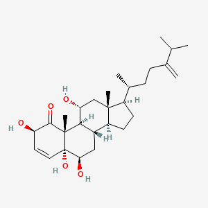 molecular formula C28H44O5 B1248569 stoloniferone G 