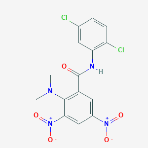 N-(2,5-dichlorophenyl)-2-(dimethylamino)-3,5-dinitrobenzamide