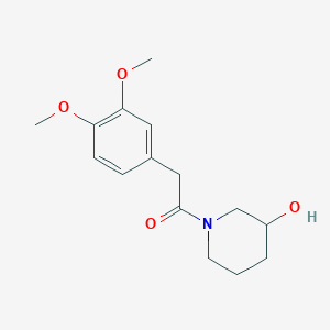 2-(3,4-Dimethoxyphenyl)-1-(3-hydroxypiperidin-1-yl)ethanone