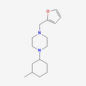 1-(Furan-2-ylmethyl)-4-(3-methylcyclohexyl)piperazine