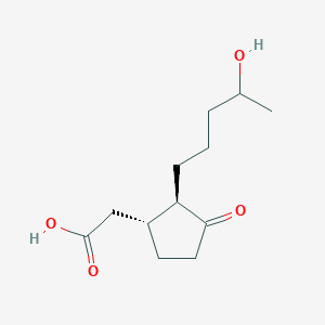 molecular formula C12H20O4 B1248574 (-)-11-Hydroxy-9,10-dihydrojasmonic acid 