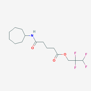 2,2,3,3-Tetrafluoropropyl 5-(cycloheptylamino)-5-oxopentanoate