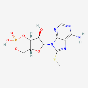 molecular formula C11H14N5O6PS B1248582 8-Thiomethyl cyclic AMP CAS No. 30630-07-0