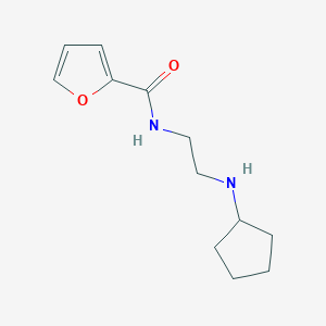 N-[2-(cyclopentylamino)ethyl]furan-2-carboxamide