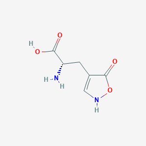 molecular formula C6H8N2O4 B1248583 3-(5-oxoisoxazolin-4-yl)-L-alanine 