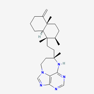 molecular formula C25H37N5 B1248585 asmarine K 