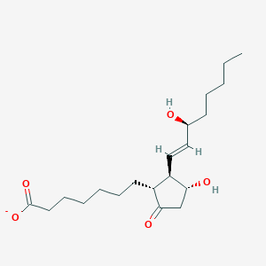 molecular formula C20H33O5- B1248587 prostaglandin E1(1-) 