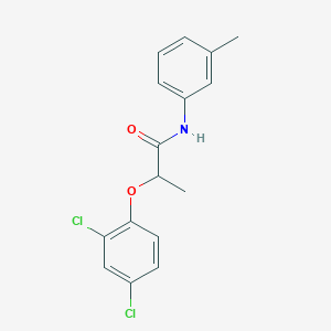 molecular formula C16H15Cl2NO2 B12485908 2-(2,4-dichlorophenoxy)-N-(3-methylphenyl)propanamide 