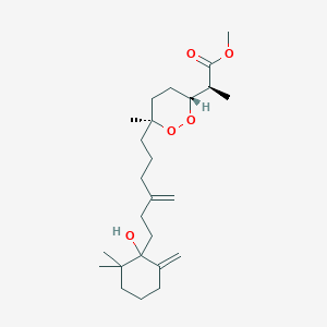 molecular formula C25H42O5 B1248591 Tasnemoxide C 