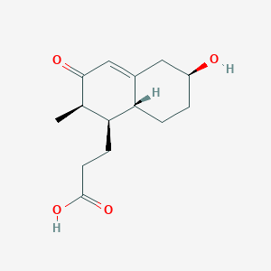 molecular formula C14H20O4 B1248593 Eujavanoic acid A 