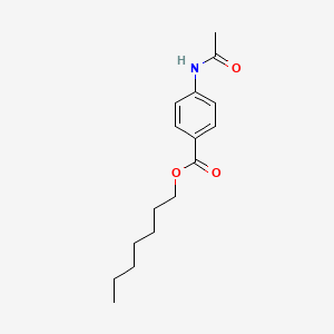 Heptyl 4-acetamidobenzoate