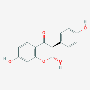 molecular formula C15H12O5 B1248595 (2R,3S)-2,4',7-trihydroxyisoflavanone 