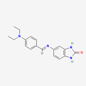 5-{[4-(diethylamino)benzylidene]amino}-1,3-dihydro-2H-benzimidazol-2-one