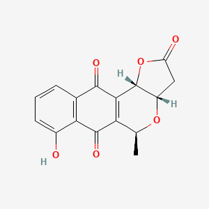 (11S,15S,17S)-4-hydroxy-17-methyl-12,16-dioxatetracyclo[8.7.0.03,8.011,15]heptadeca-1(10),3(8),4,6-tetraene-2,9,13-trione